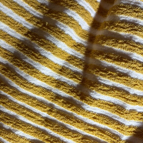 NWT Zara Peanuts Snoopy One Piece Romper Yellow White Stripes - Picture 11 of 11